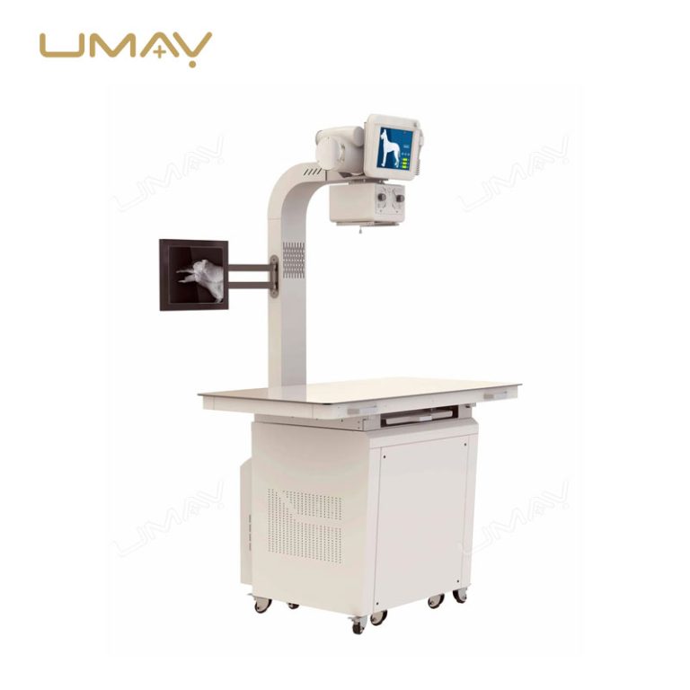 20kW Full Digital Veterinary High-Frequency X-ray Machine with Radiography Bed for Animals