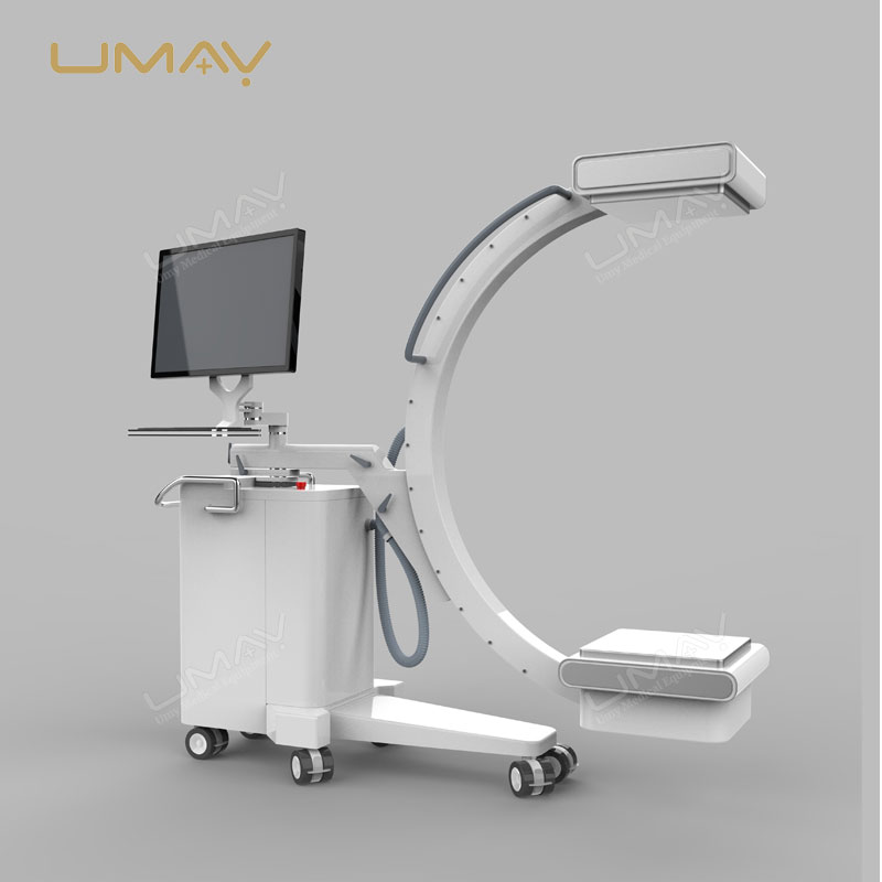 5kW Mobile C-Arm Fluoroscopy Machine for Angiography and Medical Imaging