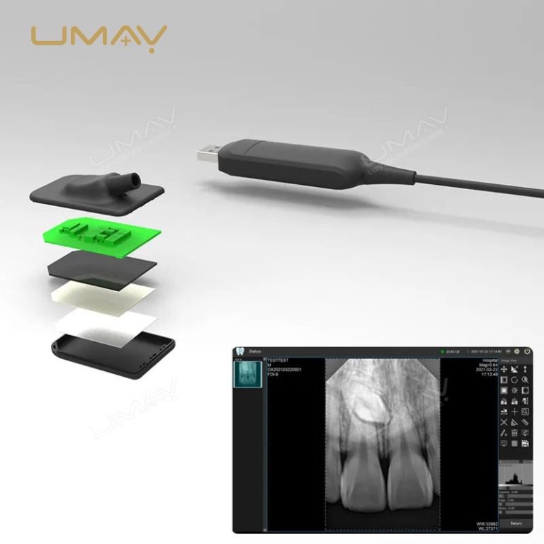 Portable Digital Dental X-ray Unit with Intraoral Radiography Sensor for Oral Treatment-3