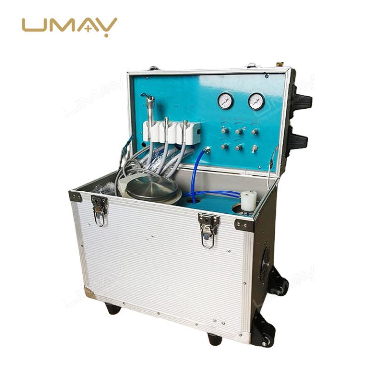 Compact Portable Dental Unit with Integrated Compressor and Chair