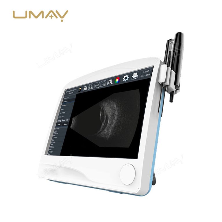 Ophthalmic Ultrasound A/B Scanner with Built-In Computer System and 12.1-Inch Touch Screen