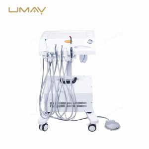 Portable Dental Unit with Oilless Air Compressor and Mobile Dental Chair Set-2