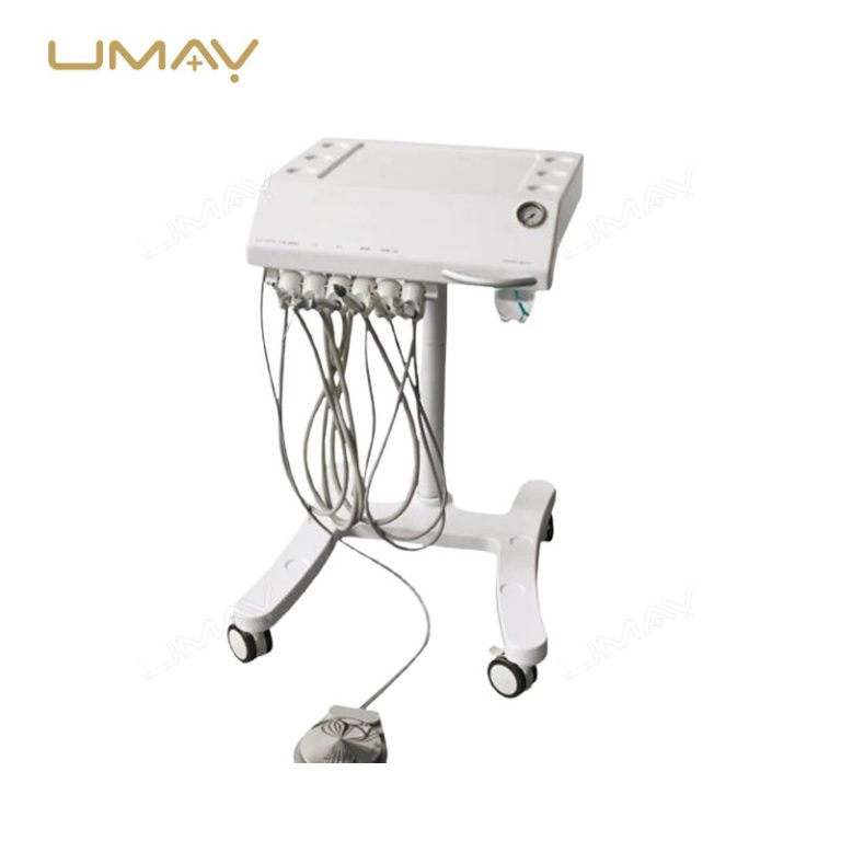 Portable Dental Unit with Oilless Air Compressor and Mobile Dental Chair Set-3