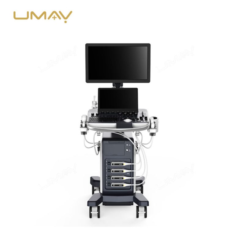 Trolley Color Doppler Ultrasound Machine with 21