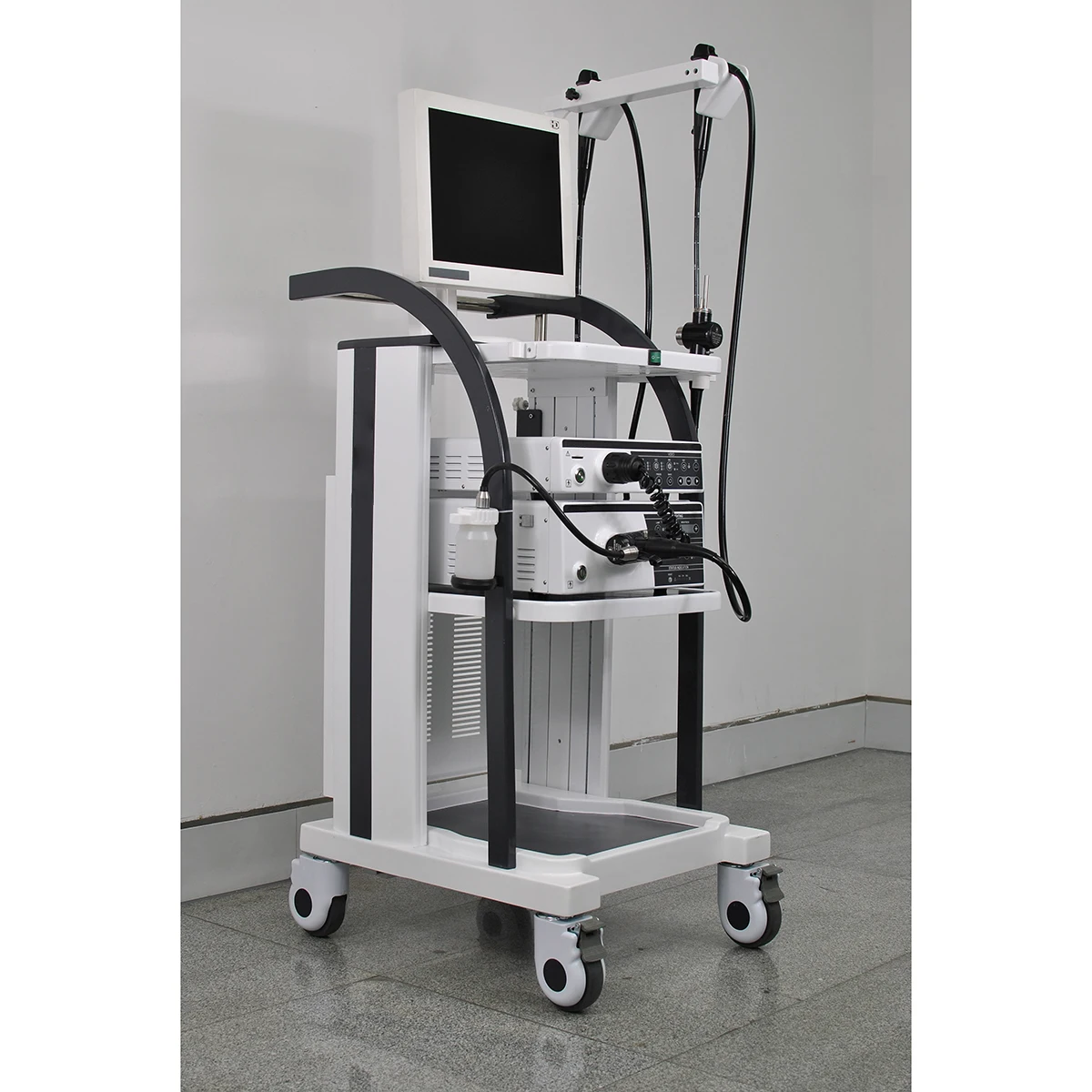 Portable Medical Endoscope System with Integrated Light Source and Processor