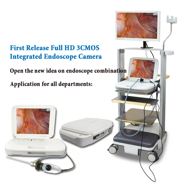 Full HD Medical Endoscope Camera with Large Color Screen for High-Resolution Imaging